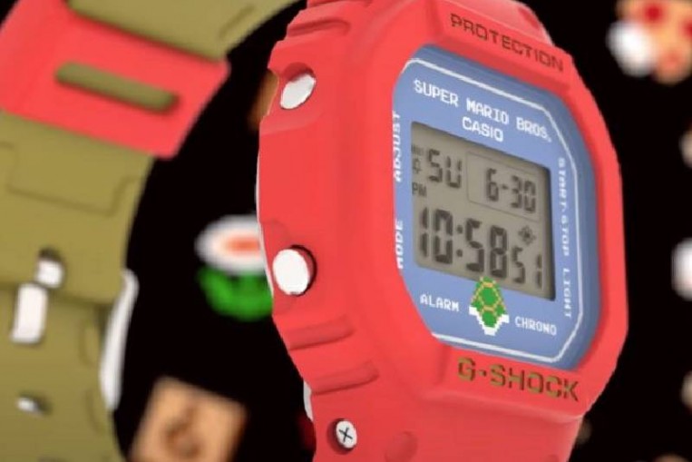 Casio G-Shock goes back in time with retro Super Mario Bros